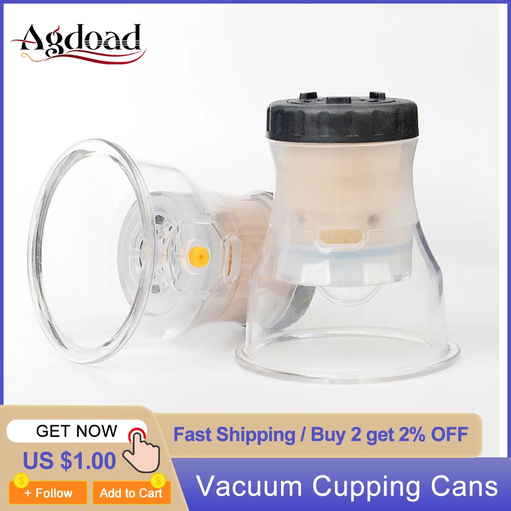Moxibustion Vacuum Cupping Set Acupuntura Points Anti broken Cans With