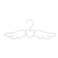 10/20 Pieces Angel Wings Hanger, Cute Heart Hanger, Children's Room Wardrobe Storage, Home Girl Wardrobe Organizer 2