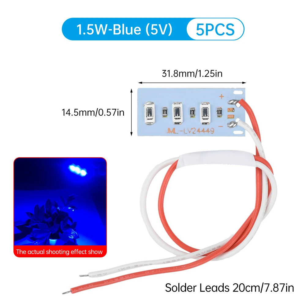ตัวเลือกสินค้า LED 5730 5 ดวง สว่างสดใส หลากสี สไตล์มินิมอล