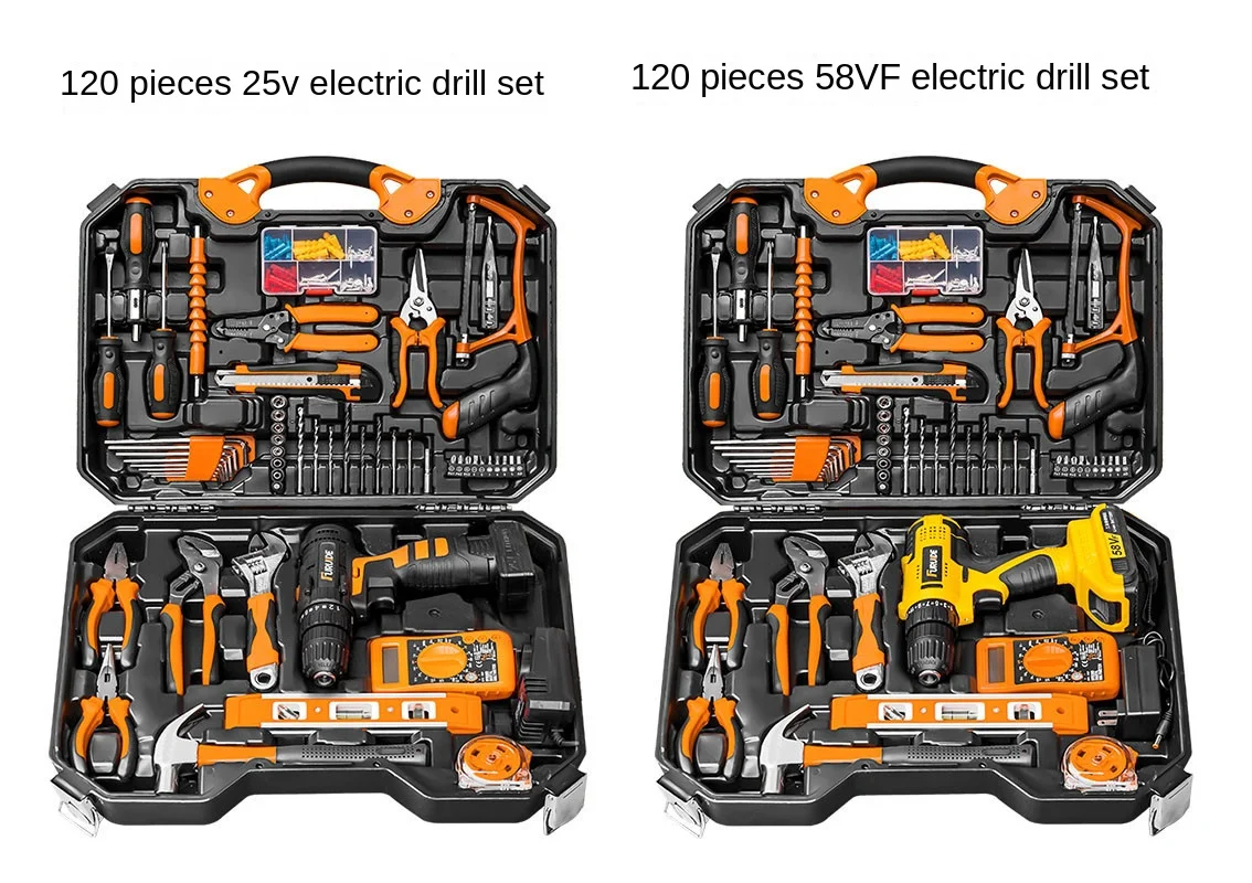 Household hardware tool set Lithium battery electric tool hand