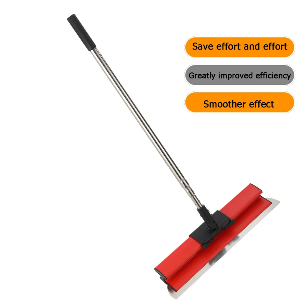 Smoothing Blade Drywall Skim Set Stainless Steel with Extension Handle Wall Tool