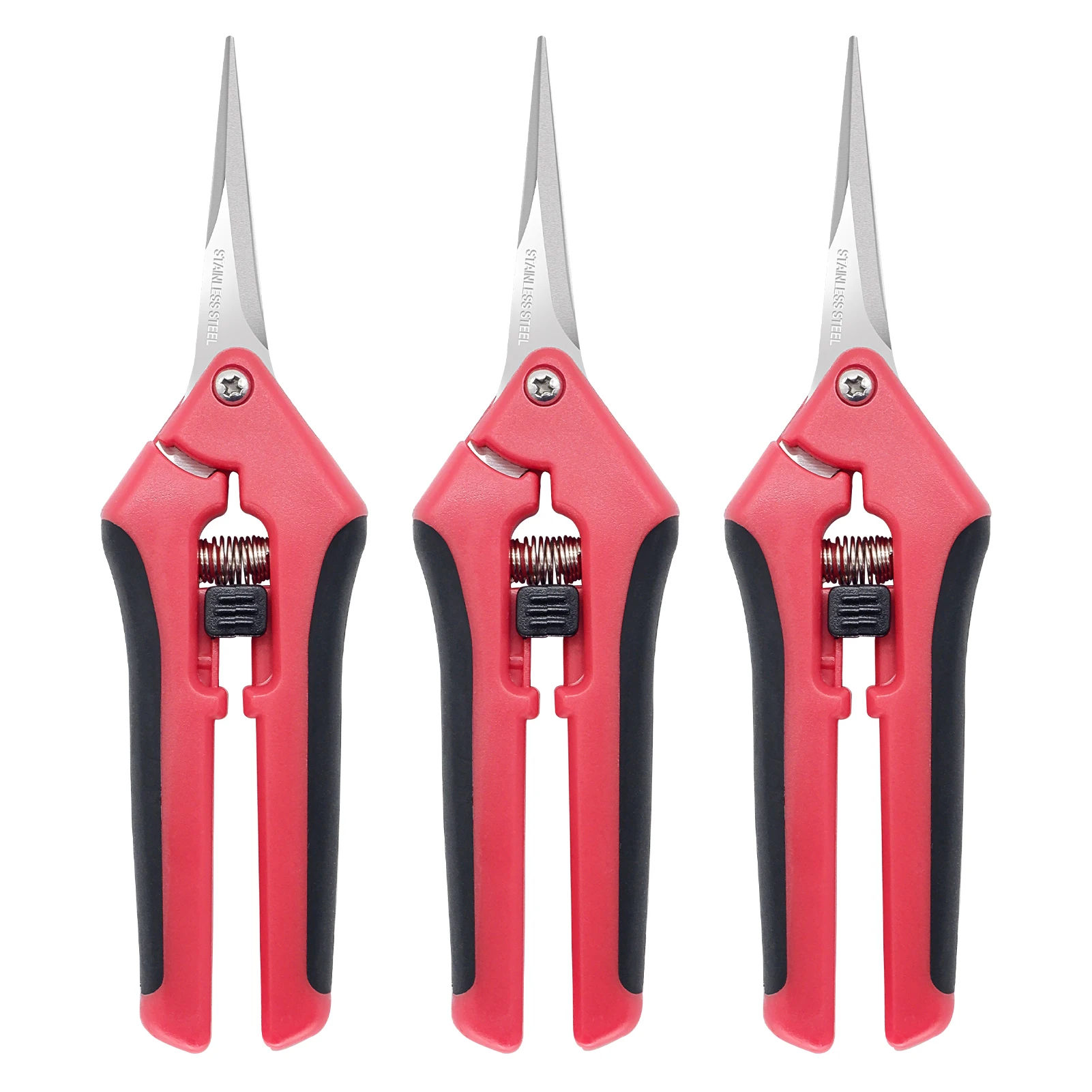 Garden Pruning Shears Garden Trimming Scissors Gardening Hand Pruning Snips Titanium Coated Precision Bonsai 1PC/3PCS garden scissors pruning shears garden tools garden pruner