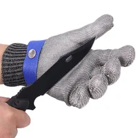 Anti-cut Gloves Safety Cut Proof Stab Resistant Stainless Steel Wire Metal Mesh Butcher Hand Protect Meat Cut-Resistant Gloves - Image 3
