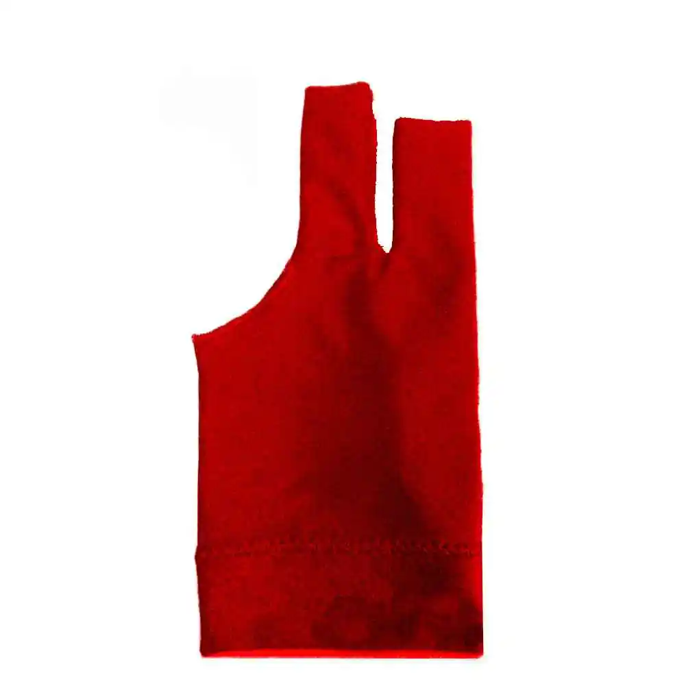 

Перчатка для бильярдного кия из лайкры, открывающаяся для левой руки перчатка с тремя пальцами, аксессуары для фитнеса