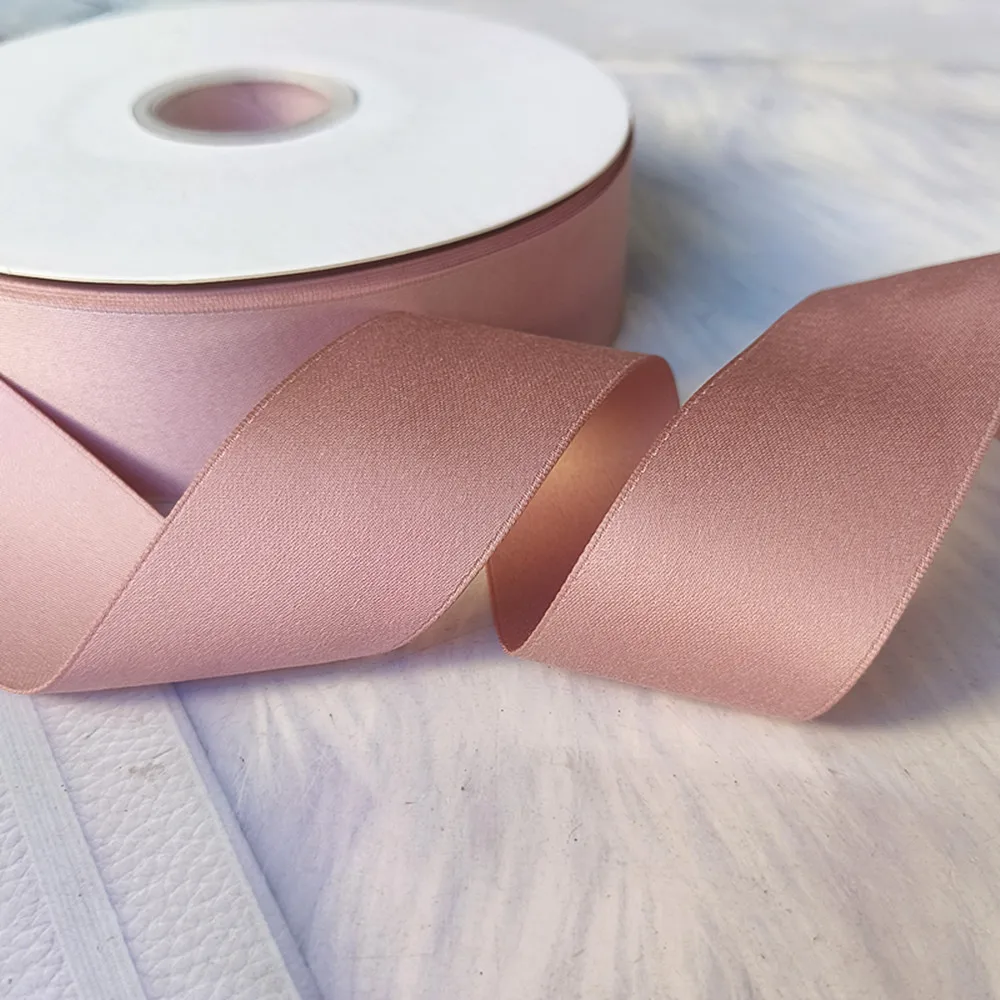 Elegant Matte Satin Ribbon for DIY Crafts and Decorations - 5 Yards, 3.8CM