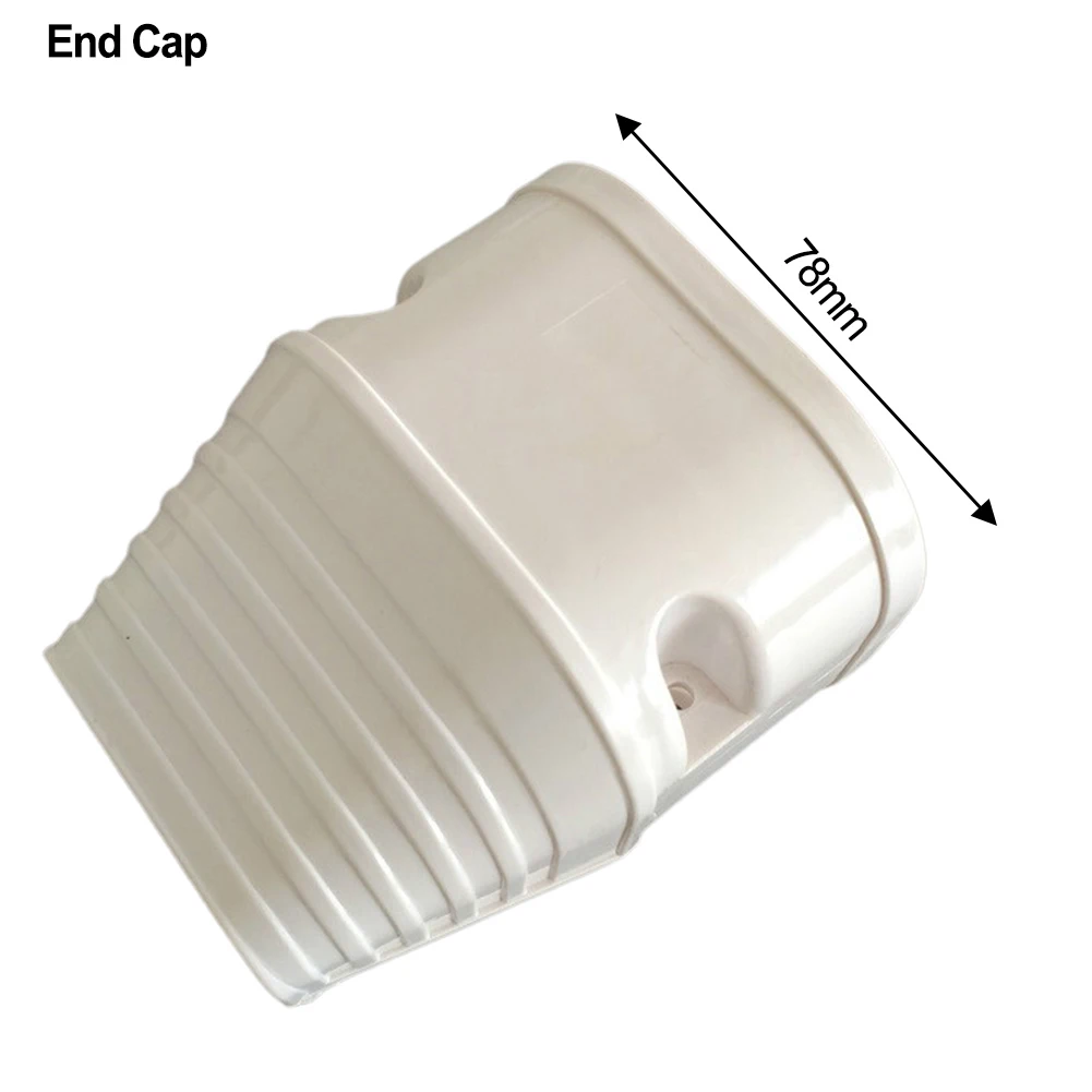Coupling End Cap Cover Connection Lines Wall Cap Wall Entry Weather Resistance 135&deg;Flat Elbow Easy To Install