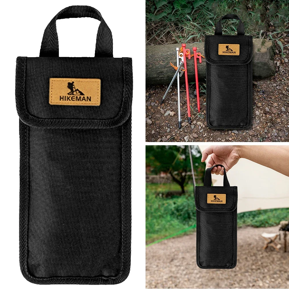 8.66 X 4.92 X 1.18 In Tent Peg Bag Tent Stake Storage Bag Tent Ground Nails Storage Bag for Hiking Outdoor Use Camping