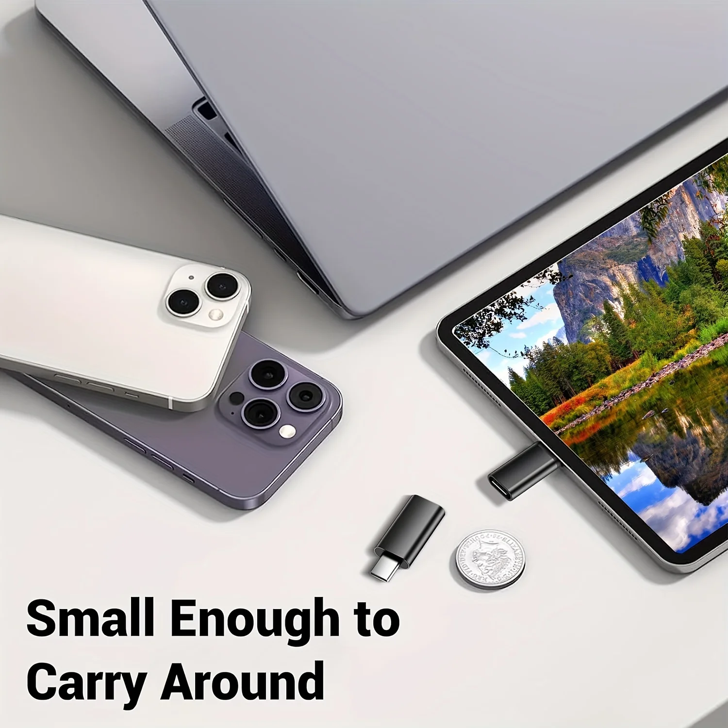 아이폰용 USB C 어댑터, 삼성 젠더 체인저 어댑터, 충전 데이터 변속기, C타입 충전기 커넥터 케이블