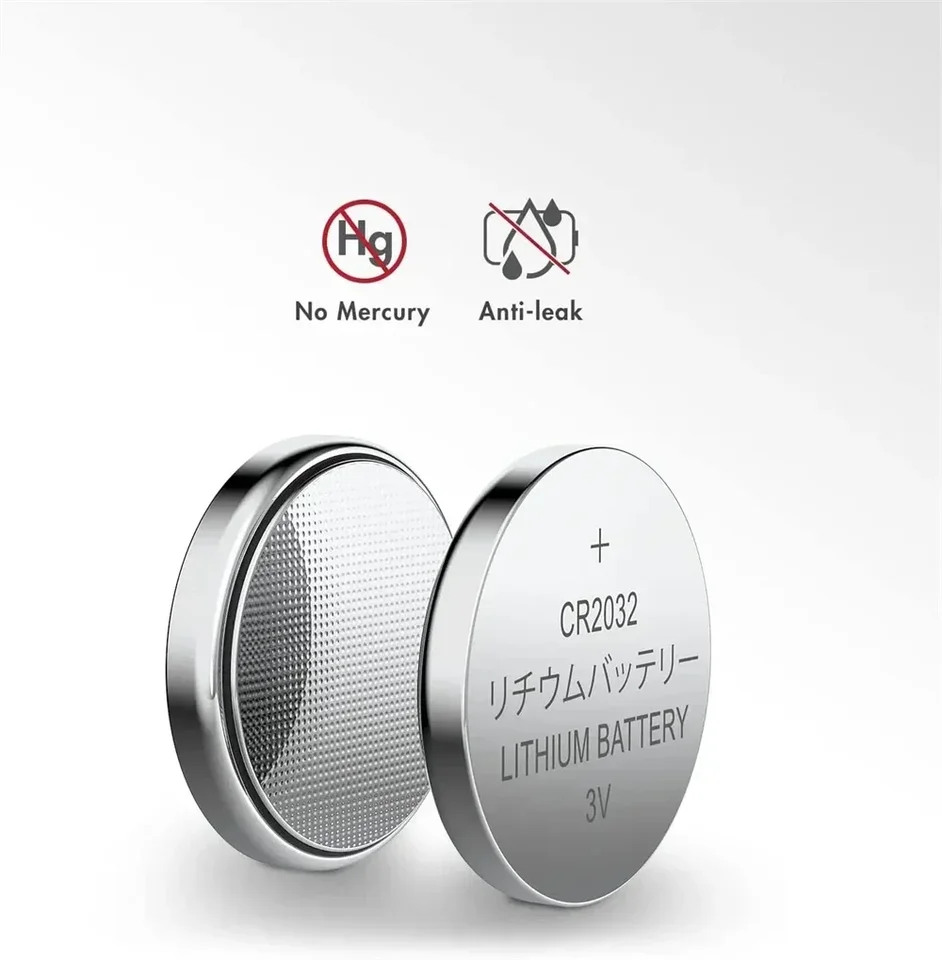 CR2032 Lithium Button Cell Batteries Pack of 100