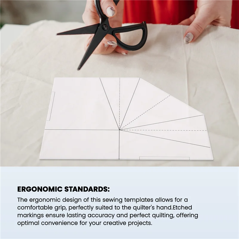 A88K-Acrylic Template For Handmade Bag Multifunctional Tote Bag Making Template Practical Acrylic Making Stencil