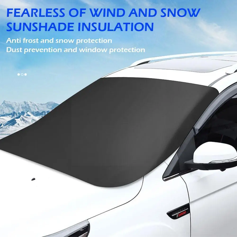 Car Front Windscreen Snow Ice Shield Cover Sunshade Protector Autos Windshield
