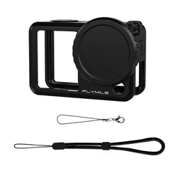 Silicone Protective Case with Anti - Lost Rope and Shockproof Lens Cap for Black