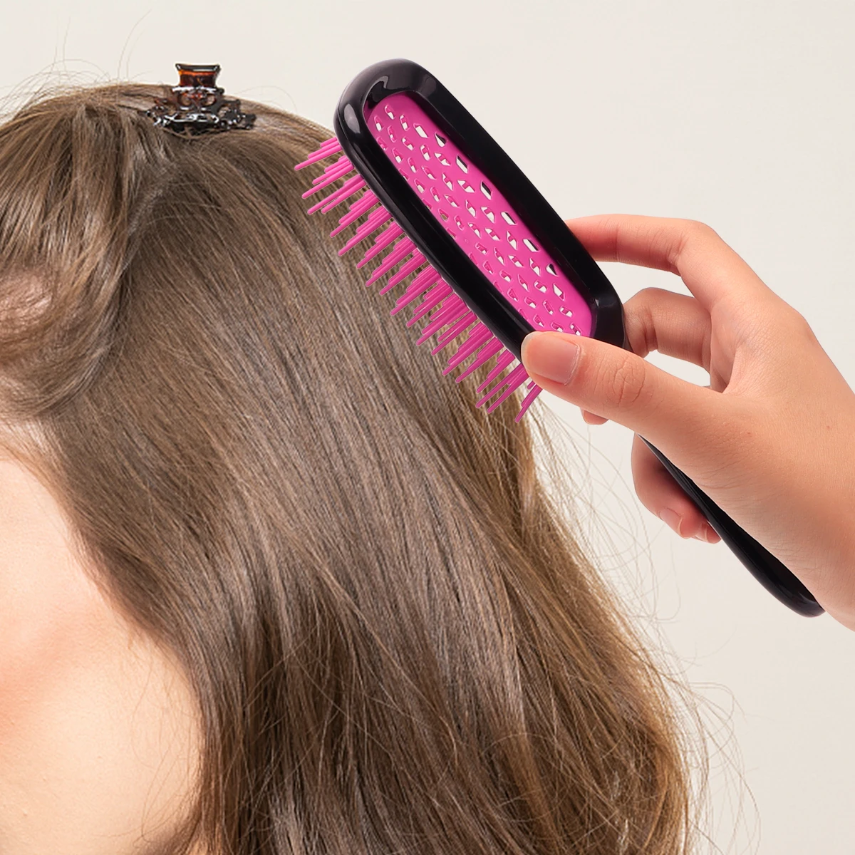 Air Cushion Comb Tangled Hair Comb Hair Brush Massage Anti-static Hollow Out Wet Curly Hair Brushes Barber Styling Tool 5