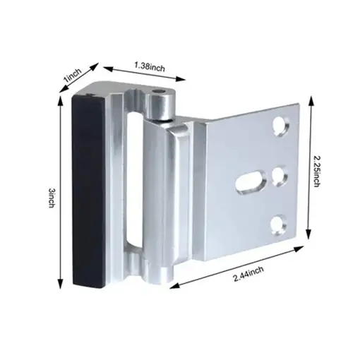 Home Security Door Reinforcement Lock Child Proof Door Lock with Screws for Inward Swinging Door Security for Your Home - Image 6