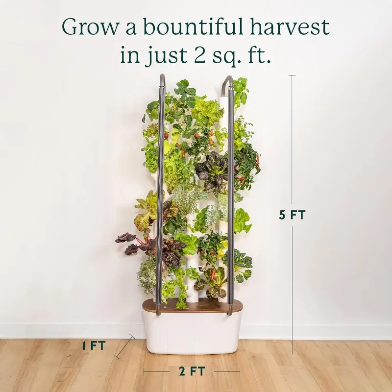 Gardyn 3.0 Hydroponics Growing System Kit,Vertical Indoor Garden Planter Herb Garden,30 Non-GMO Indoor Plants,Herbs,Vegetables