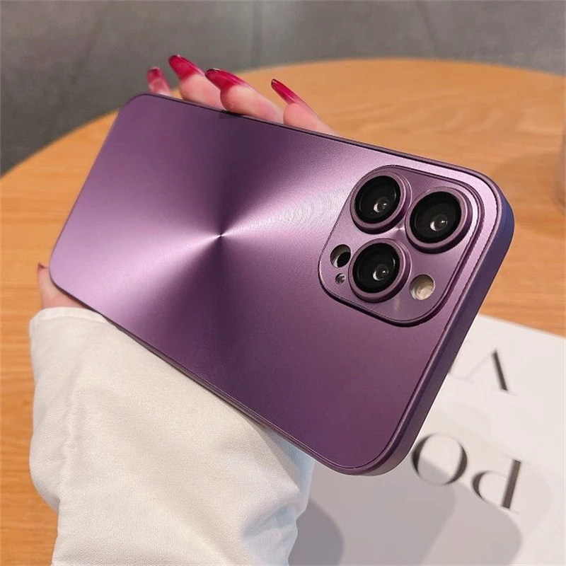 thumbnail image 1 of Funda mate con patrón de CD Aurora láser de lujo para iPhone 16, 15, 14, 13, 12, 11 Pro Max, 16 Plus, parachoques suave, armadura a prueba de golpes, cubierta dura, 1 of 5