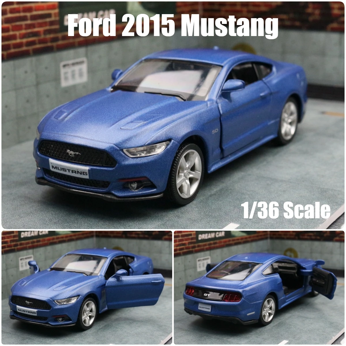 1/36 フォードマスタング GT おもちゃの車モデル RMZ CiTY ダイ