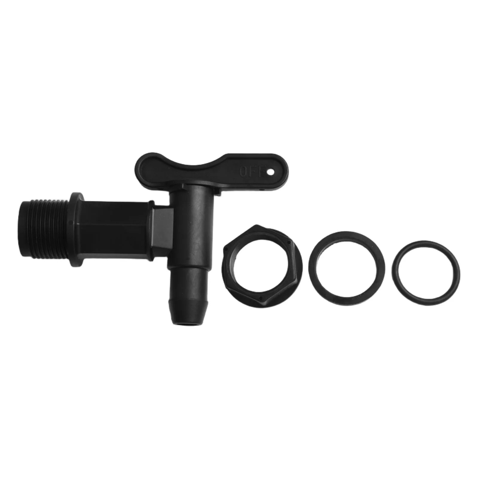 Kunststoff-Wasserhahn für Haus & Garten, Hochwertig, 25,4mm Gewinde, Regenwasser-Absaughahn, IBC-Wasserbehälter-Adapter, Bier-Zapfhahn, Bestseller – Detail 28
