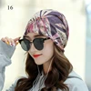 Women's Beanies Caps Printed Pullover Cap Chemotherapy Cap Pile Pile Cap Outdoor Hat Turban Cap Spring and Summer Breathable Cap 6