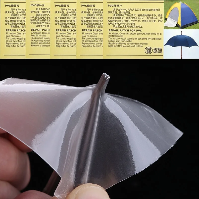 Waterproof Transparent Self Adhesive Nylon Sticker Cloth Patches Outdoor Tent Jacket Repair Tape Not Easy To Break Patch Tool