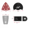 Oscillating Tool Multi Function Plunge Saw Blades Renovator Trimmer Scraper Blade Cut Disc For WOBERICH 4