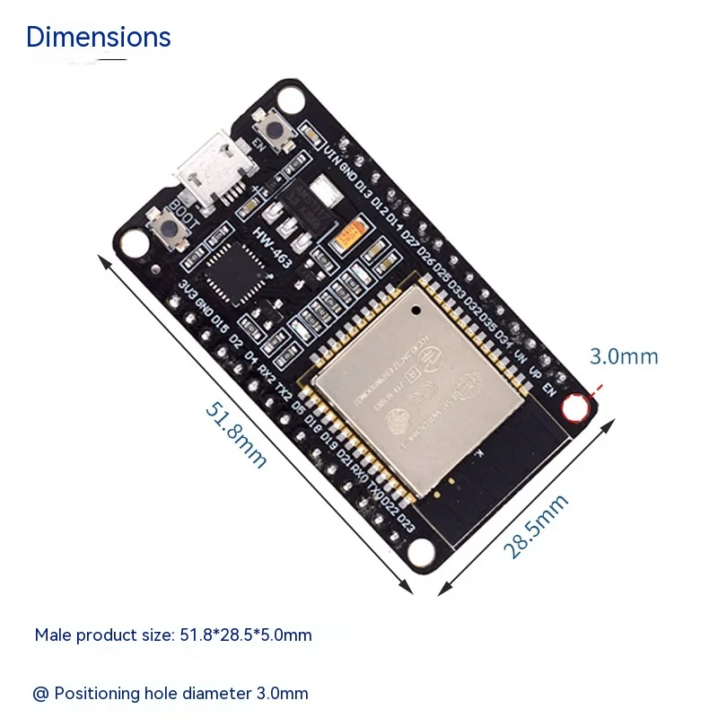 S606bb410fce94d64aa2f607918d05e21v (1 sztuk/partia) ESP-32 moduł rozwojowy 8266 bezprzewodowy WIFI + Bluetooth Dual Core CPU CH9102 ESP32 palnik