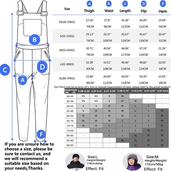 2025 Snow Skiing Pants Alpine Snowmobile Man Windproof Trousers Warm Outdoor Ski Sport Woman Overalls New Couple Winter Clothes 6