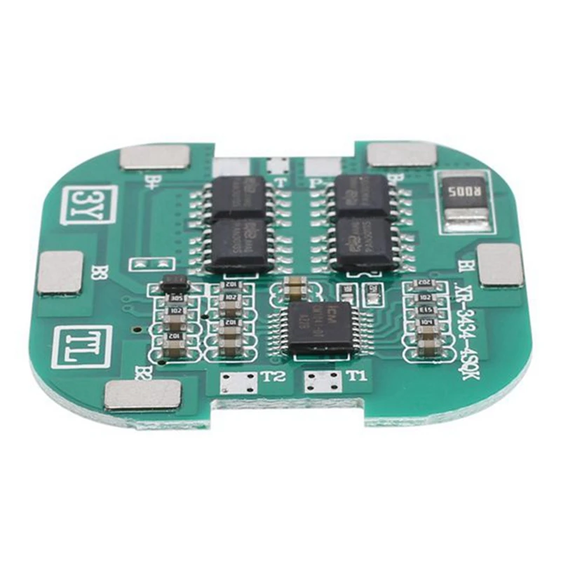 

Плата защиты от заряда литий-ионной, литиевой батареи флэш-памяти 8A 14,8 в 18650 для защиты от короткого замыкания квадратной печатной платы