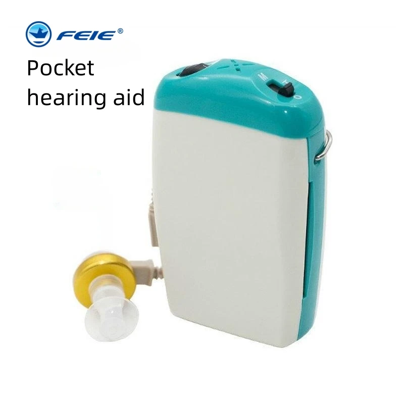 Digital Pocket Hearing  Aids Pockettio DHP for the Elderly High Super Power Severe Profound Loss Ear Hearing Device S-18 4