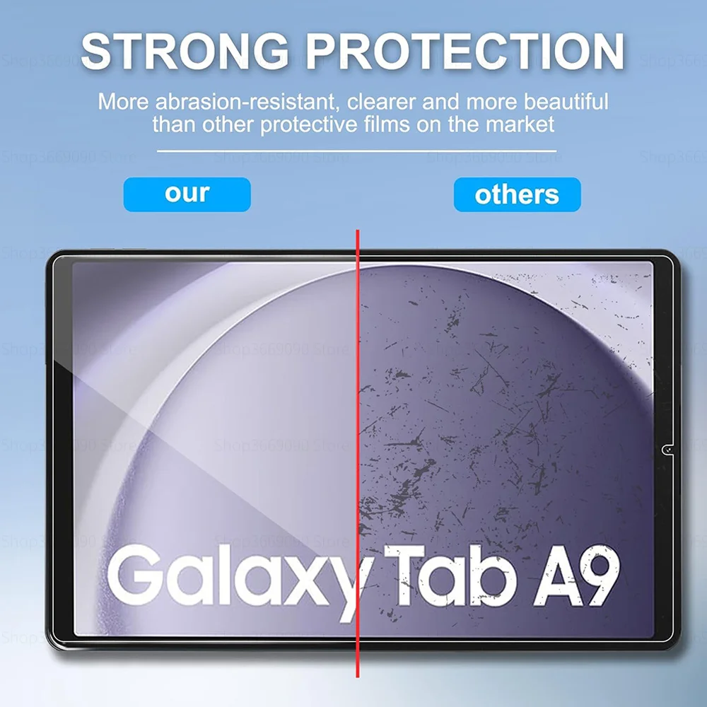 HD Scratch Proof Screen Protector Tempered Glass For Samsung Galaxy Tab A9 Plus A 9 9A A9Plus + 5G 2023 Tablet Protective Film 3