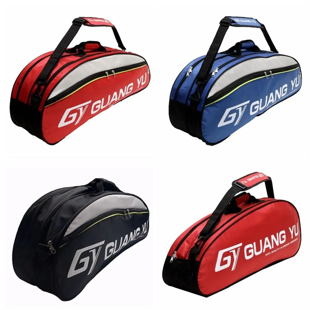 Big Capacity Badminton Racket Bag 4 To 6 Racquet Waterproof Tennis Racket Bag Double Handle Single Shoulder Shuttlecock Bag