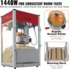 Popcorn Machine, 12 Oz Kettle, 1440 W Countertop Popcorn Maker for 80 Cups per Batch, Theater Style Popper with 3-Switch Red 4