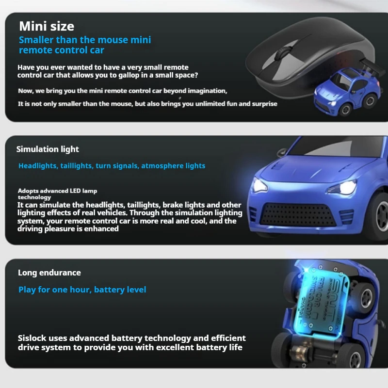 New Mini Wireless Fpv High-Definition Camera Remote Control Car Immersive Racing Experience Smartphone Controlled Cool Toy Adult 4