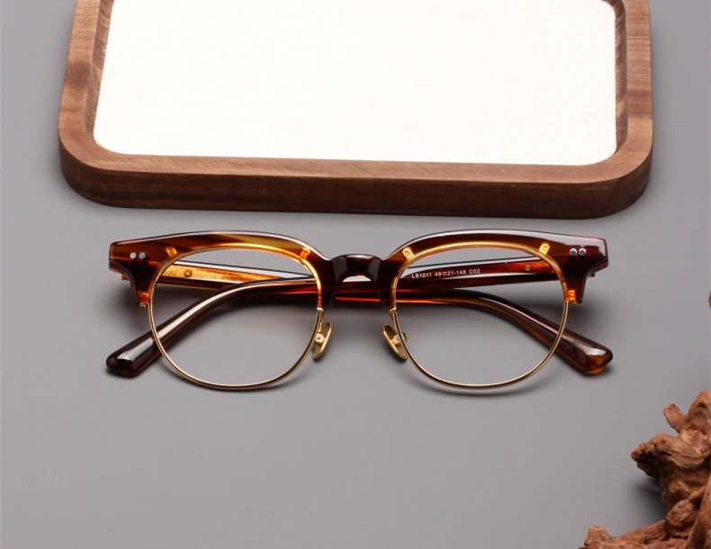 Black-Silver Eyeglasses