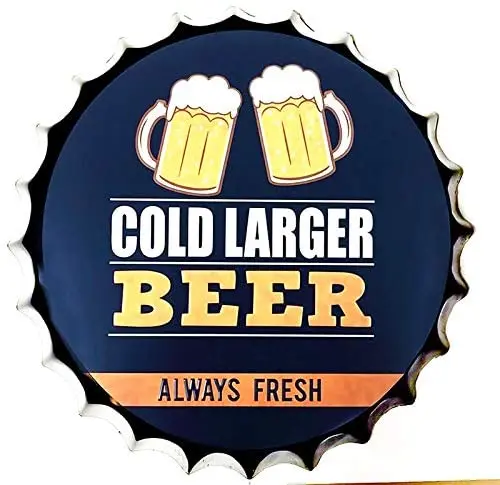 

Home Decor Bar Plaque Lounge Man Cave Garage Decor Restaurant Decor Retro Vintage Metal Tin Sign.