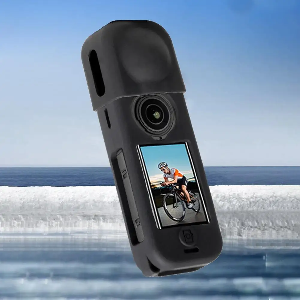 Premium Silicone Protective Cover for Sports Action Video Cameras - Enhanced Durability and Protection
