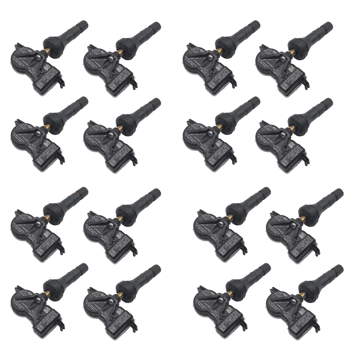 

4X для 2018-2024 Jeep Compass TPMS 433 МГц датчик давления в шинах TPMS Jeep датчик давления воздуха в шинах 68313387AB 68313387AA