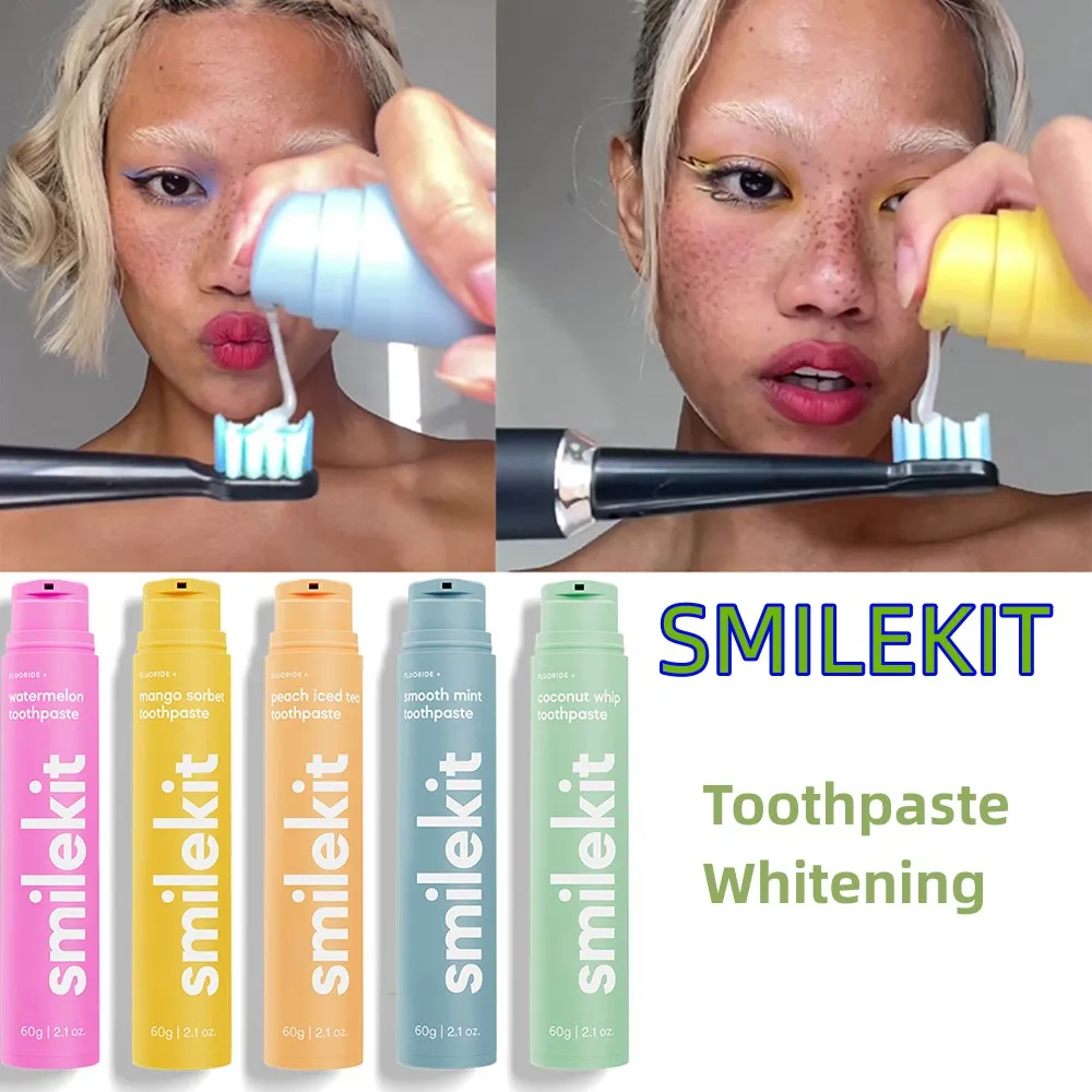 6FlavorsSmilekitTeethWhiteningToothpasteProfessionalYellowTooth