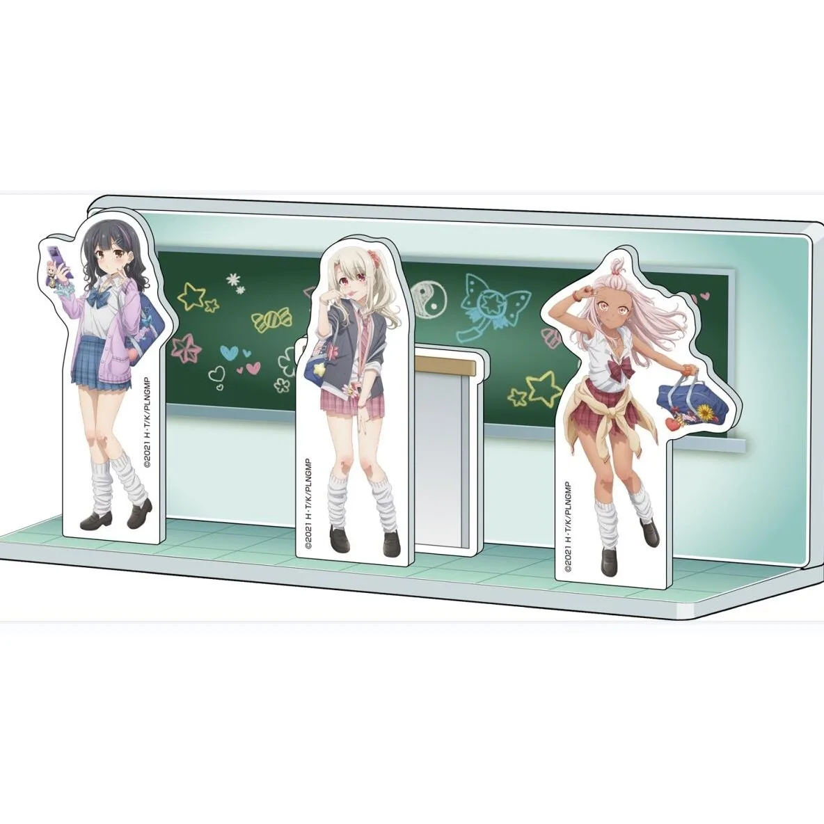 

Game Illyasviel von Einzbern Acrylic Stand Doll Anime Miyu Edelfelt Figure Model Plate Cosplay Toy for Gift