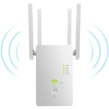 WiFi Booster 1200M Wifi Repeater 5GHz Wireless Router 2.4Ghz Access Point Long Signal Amplifier Range Extender EU PLUG B 1