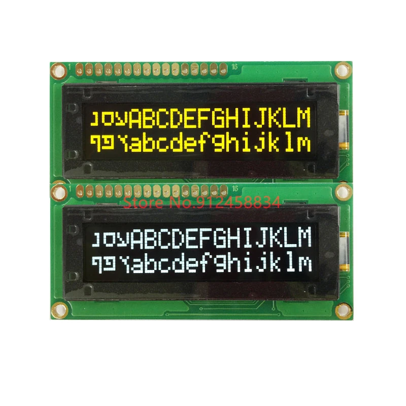 OLED display module 1602 16X2 SPI I2C 3.3v or 5v US2011