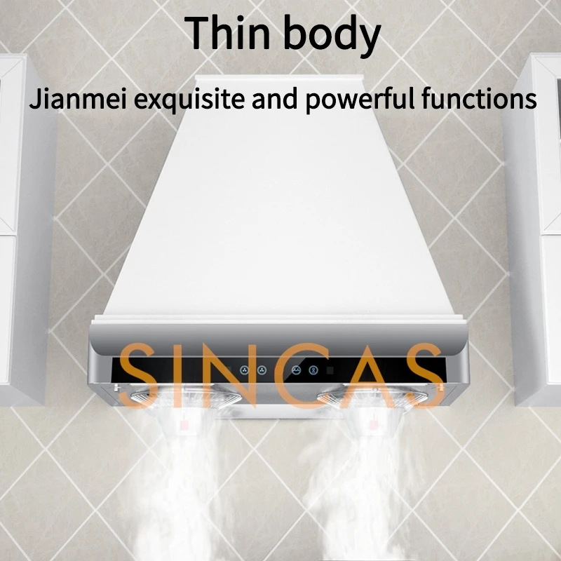 Ultrathin Range Hood For Kitchen Top Suction Dual Motor Strong Suction Force Kitchen Ventilator Energy Conservation Wide 710mm 2