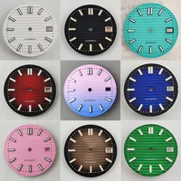 NH35 dial 30.5mm Nautilus dial Watch green luminous dial Suitable for NH35 movement watch accessories Watch repair tool