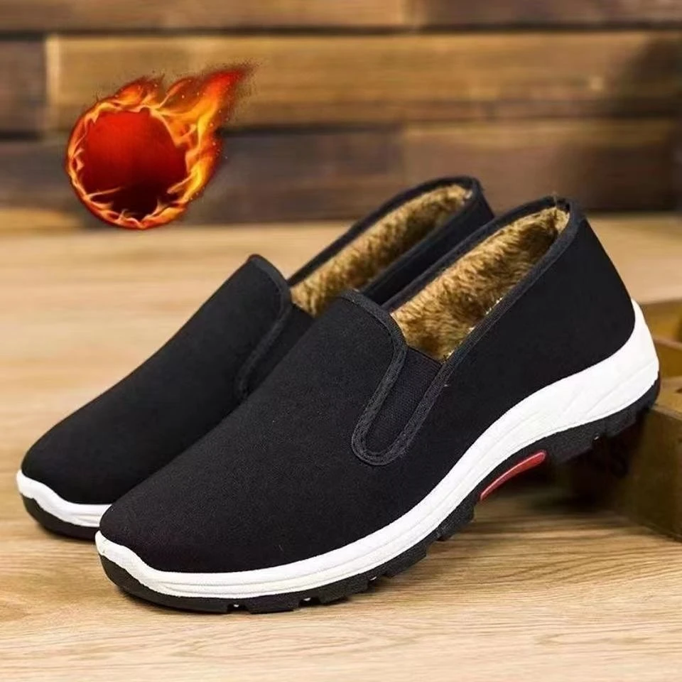 

New Winter Snow Boots Comfortable Warm Boots Ankle boots Wear-resistant Cotton Shoes Men snow boots velvet Ankle boots
