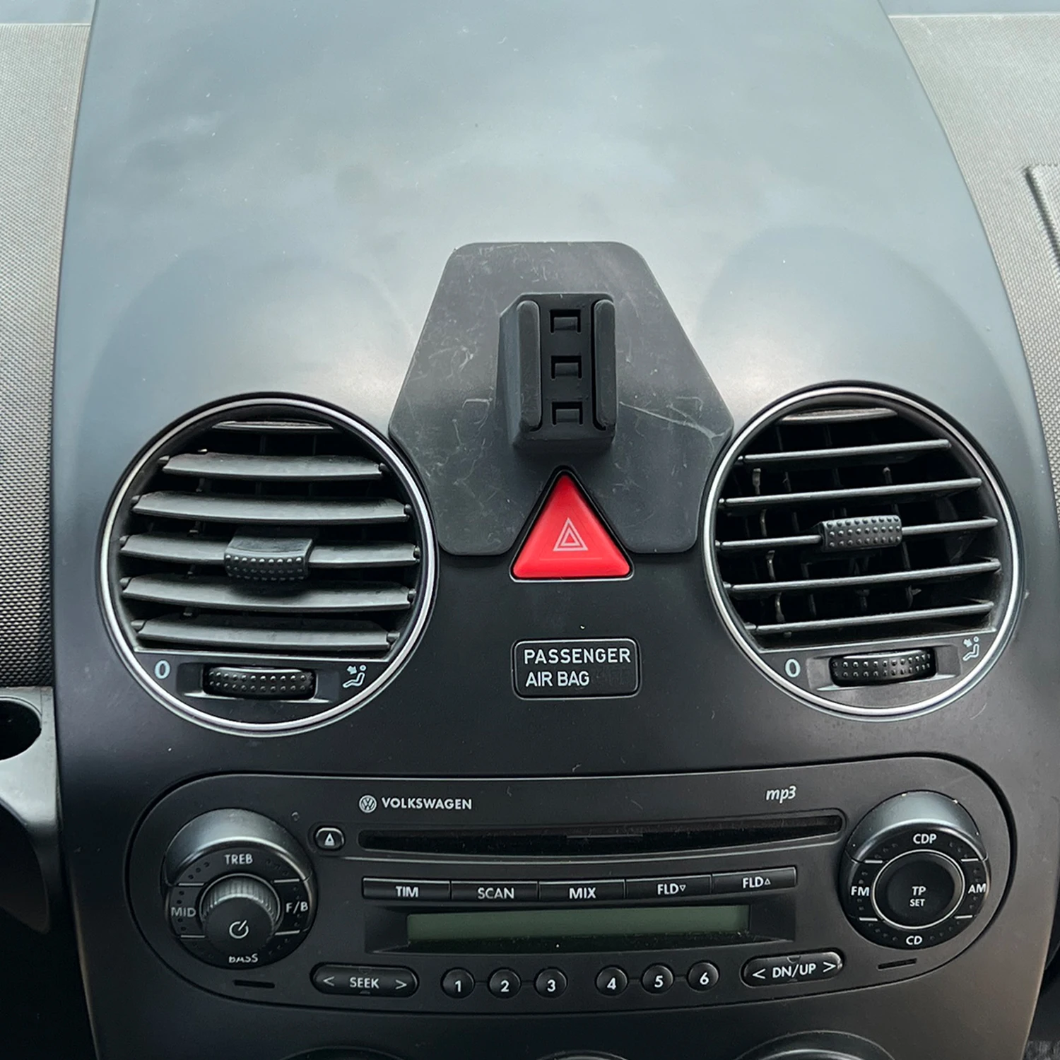 VW Beetle Double Cup & Phone Holder - Fits In Cigarette Lighter, 3 Colors, No Tools Needed!