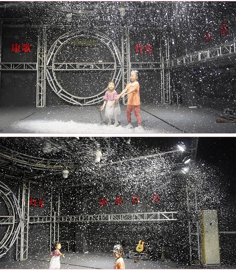 1500W Remote Control Stage Snow Machine Snow Effect DMX Snow Maker Machine Party