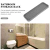 Silicone Pad Draining Tray Flatware Soap Dispenser Holder Silica Gel Makeup Sponge Dish Drying Mat 5