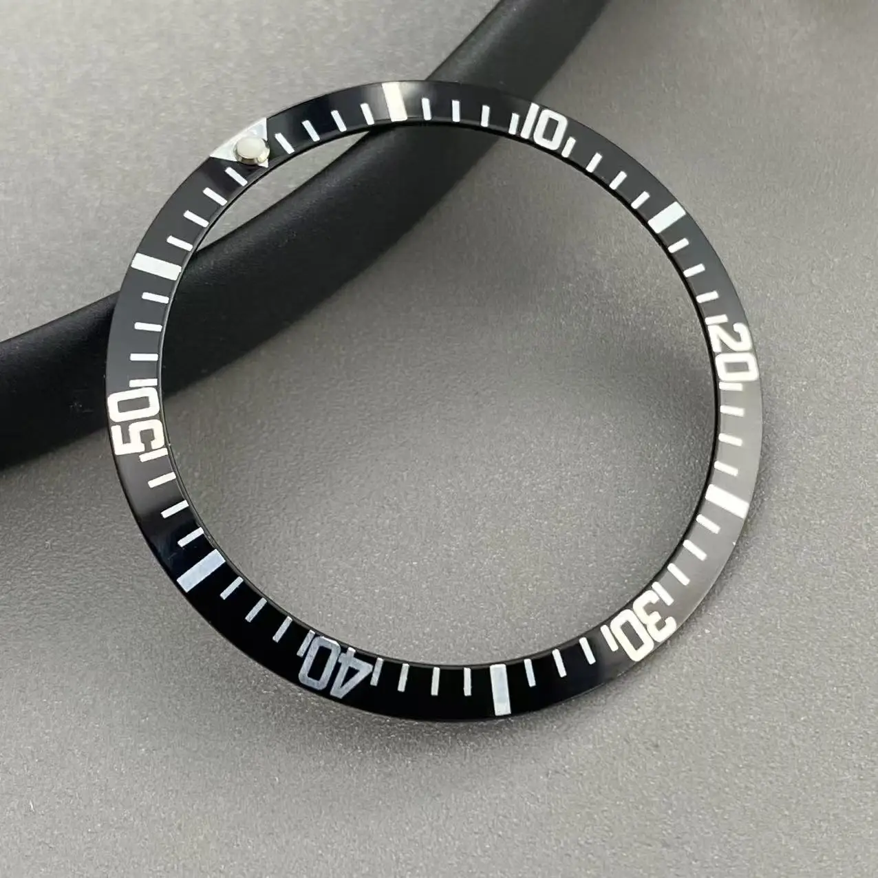 Vintage 36.5mm Aluminum Bezel Insert for 40mm Men's Watch Cases