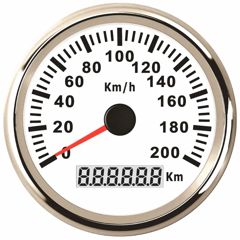 

Бесплатная доставка, автомобильные фонарики, 0-200 км/ч, минеметры, устройства, 85 мм, 9-32 В, для автомобилей, кораблей, мотоциклов, красная подсветка