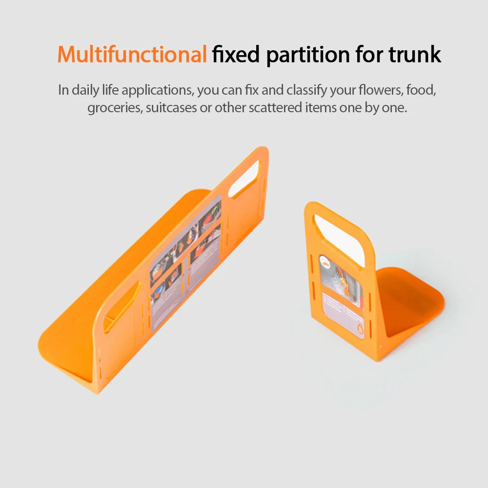 1PCS Multifunctional Car Back Auto Trunk Fixed Rack Holder Luggage Box Stand Shake-proof Organizer Fence Storage Units Holder